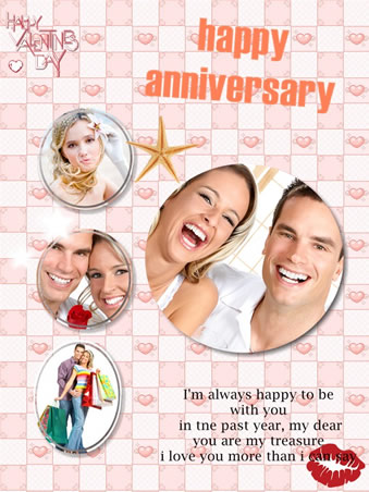Love anniversary is a time to recall all those sweet moments that you spent