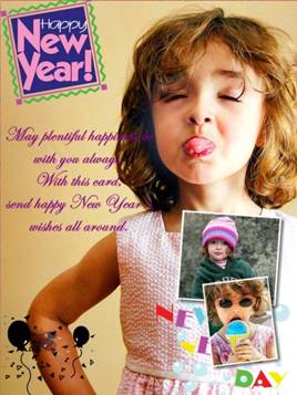 New year card made by Picture Collage Maker - C