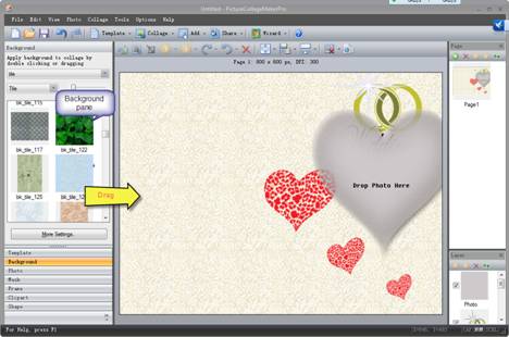 wedding invitations background. Step 2 - Choose Background