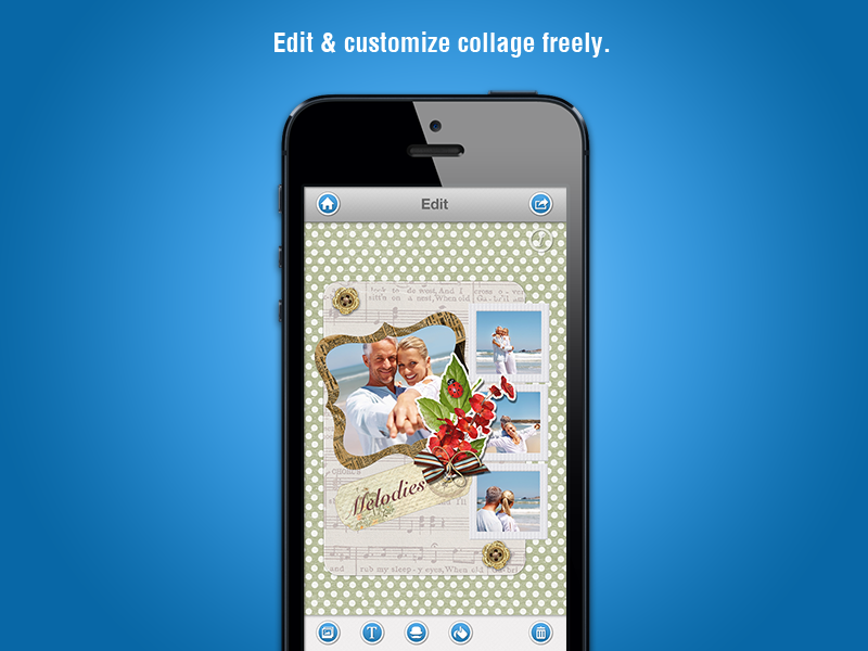 Picture Collage Maker for iOS Screenshot