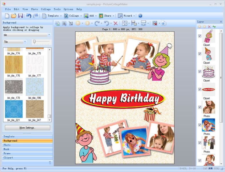 Picture Collage Maker 4.1.4 screenshot