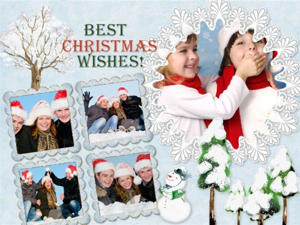 downloadable free photo christmas card templates